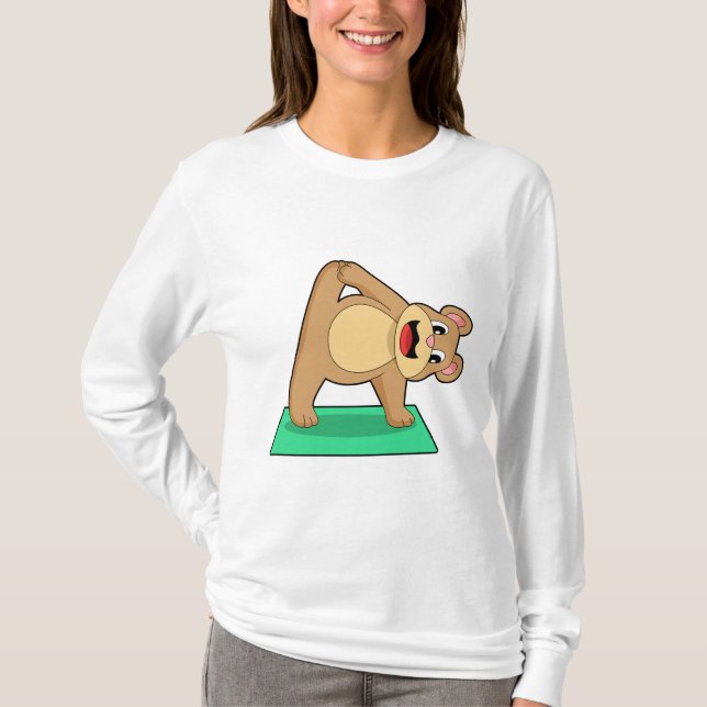 T-shirt Ours au Yoga Fitness (Devant)