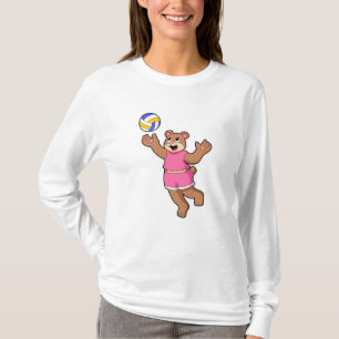 T-shirt Ours aux sports de volleyball