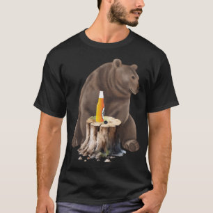 T-shirt Ours avec bière