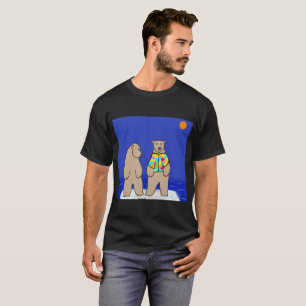 T-shirt Ours blancs