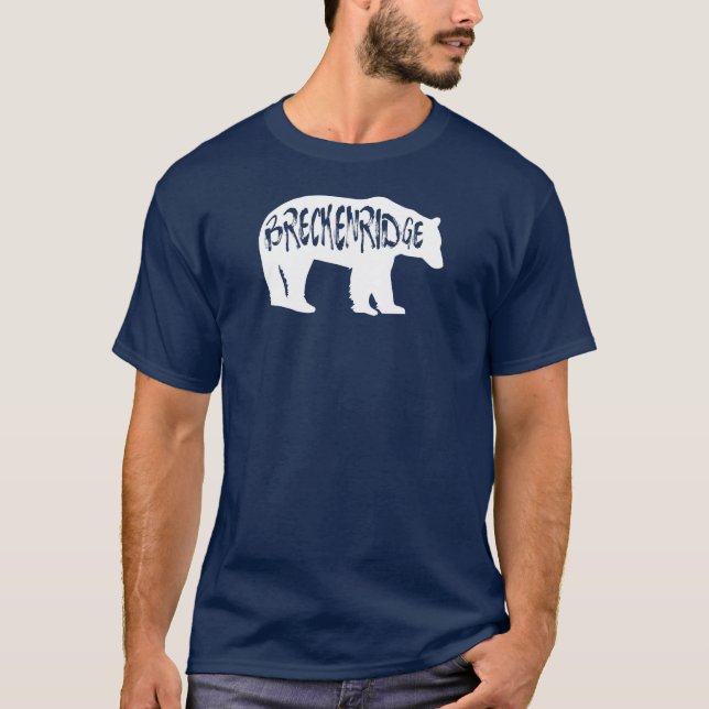 T-shirt Ours Breckenridge Colorado (Devant)