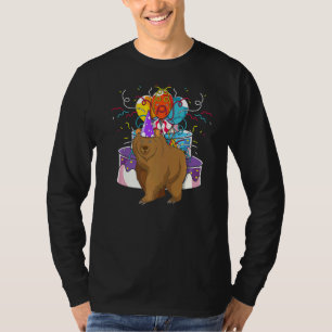 T-shirt Ours Brown Anniversaire Fête Animaux Forêt Animale