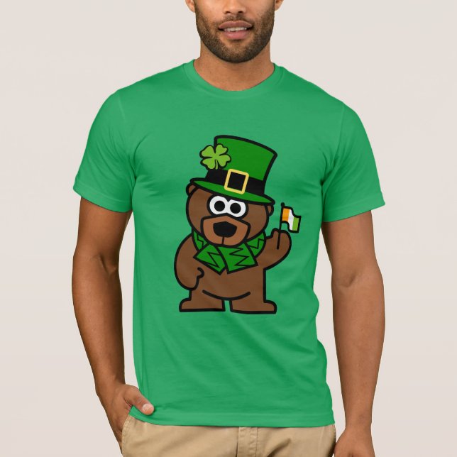 T-shirt Ours Brown de la chemise | de Jour de la Saint (Devant)