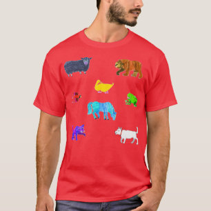 T-shirt ours brun