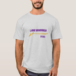 T-shirt Ours bruns d'Eurasie de Braddock de lac