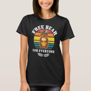 T-shirt Ours buveur de bière buvant de la bière buvant de