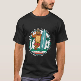 T-shirt Ours California République Drapeau État Animal Ama