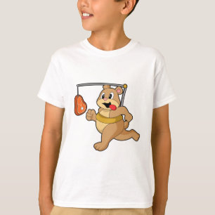 T-shirt Ours comme coureur