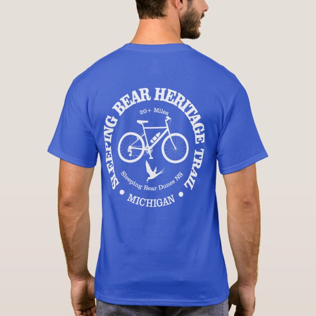 T-shirt Ours couché HT (cyclisme) (Dos)