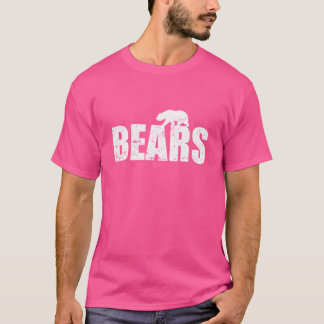 T-shirt Ours dans la famille d'animaux de la forêt sauvage
