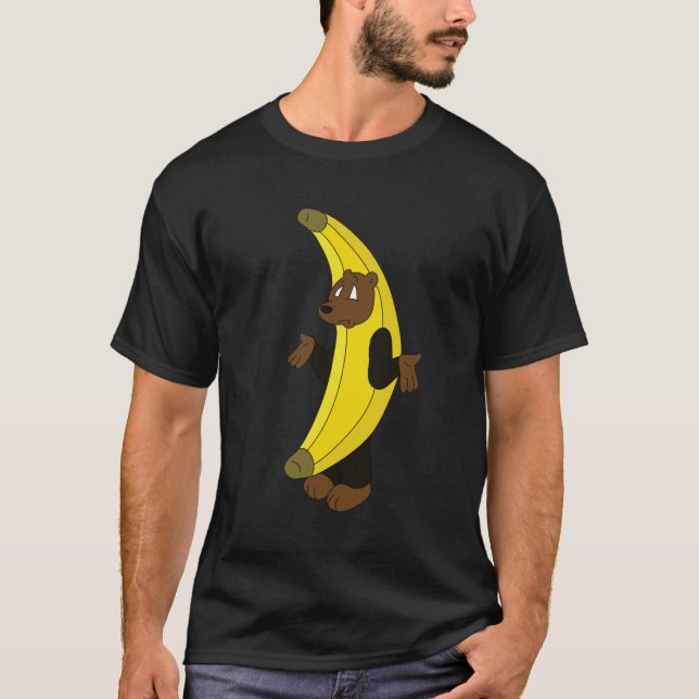 T-shirt Ours dans le costume de banane (Devant)