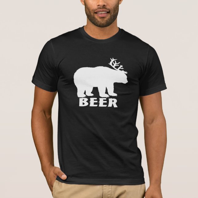 T-shirt Ours de bière (Devant)