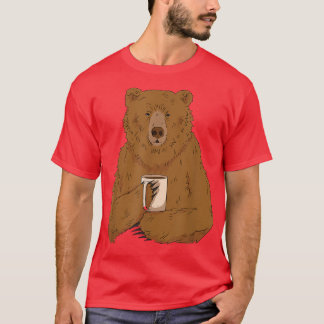 T-shirt Ours de café 506