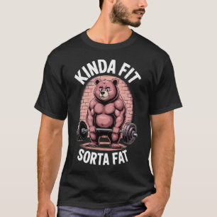 T-shirt Ours de gym assez en forme plutôt gras haltérophil