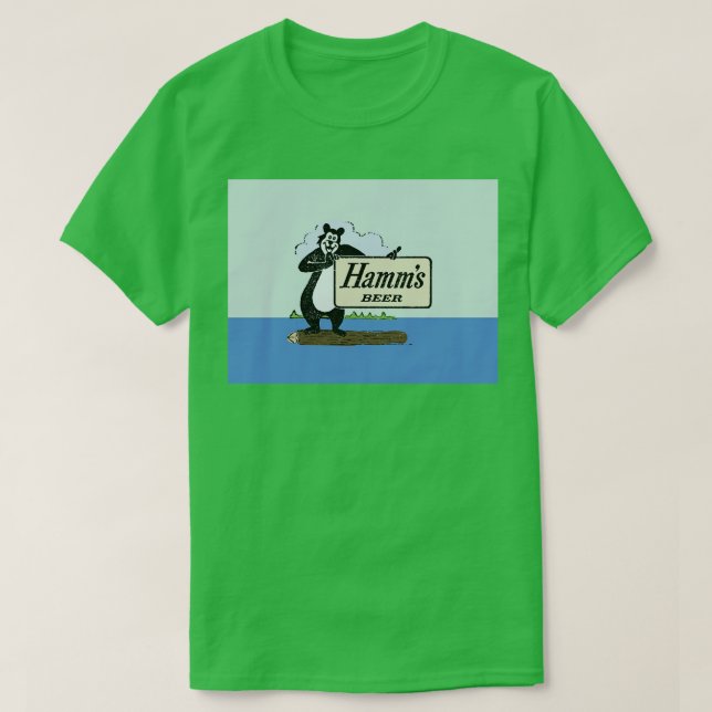 T-shirt Ours de hammam de la vieille école (Design devant)
