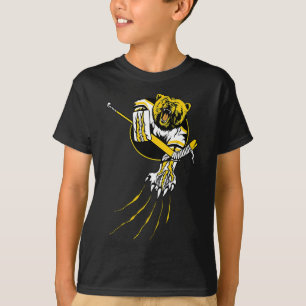 T-shirt Ours de hockey gardien de but grizzly bête