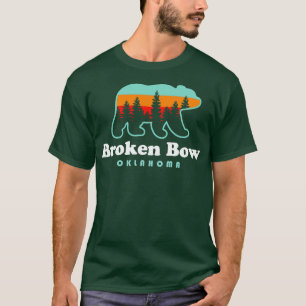 T-shirt Ours de l'Oklahoma Lake Broken Bow