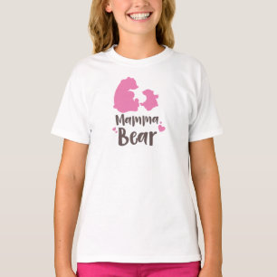 T-shirt Ours De Maman, Ours Cub, Ours Mélange, Ours Petit,