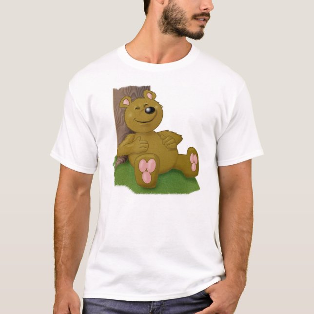T-shirt Ours de nounours heureux (Devant)
