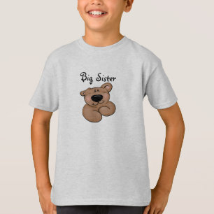 T-shirt Ours de nounours mignon de grande soeur