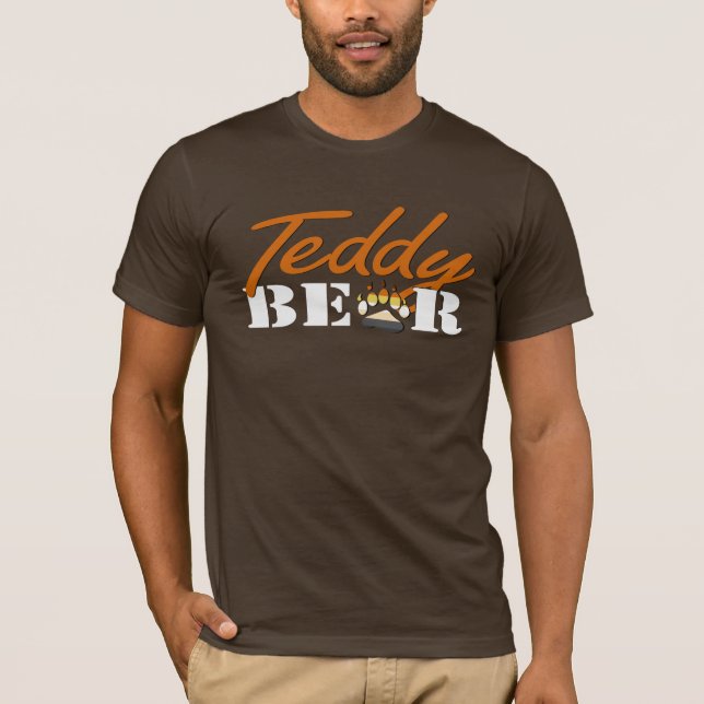 T-shirt Ours de nounours - obscurité (Devant)