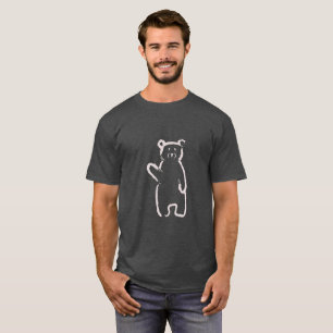 T-shirt Ours de ondulation