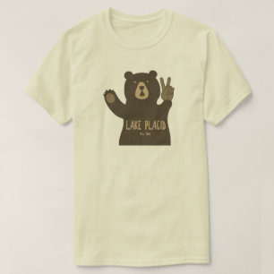 T-shirt Ours de paix Lake Placid New York