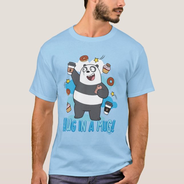 T-shirt Ours de Panda - Enferré dans une Mug ! (Devant)