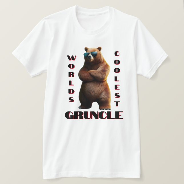 T-shirt Ours de peluche le plus frais du monde (Design devant)