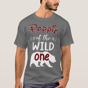 T-shirt Ours De Pépin Du Sauvage Un Rouge Plaid Funny 1st