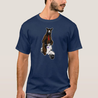 T-shirt Ours de scooter