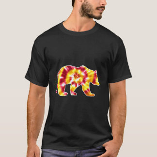 T-shirt Ours De Teinture De Tie Pour Les Amateurs D'Ours