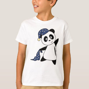T-shirt Ours de tête de nuit Panda Panda