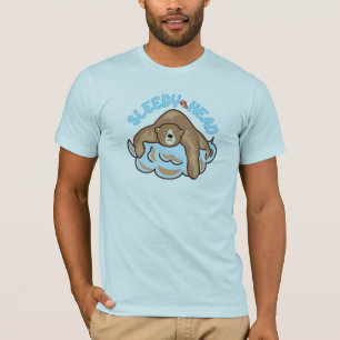 T-shirt Ours de tête endormi