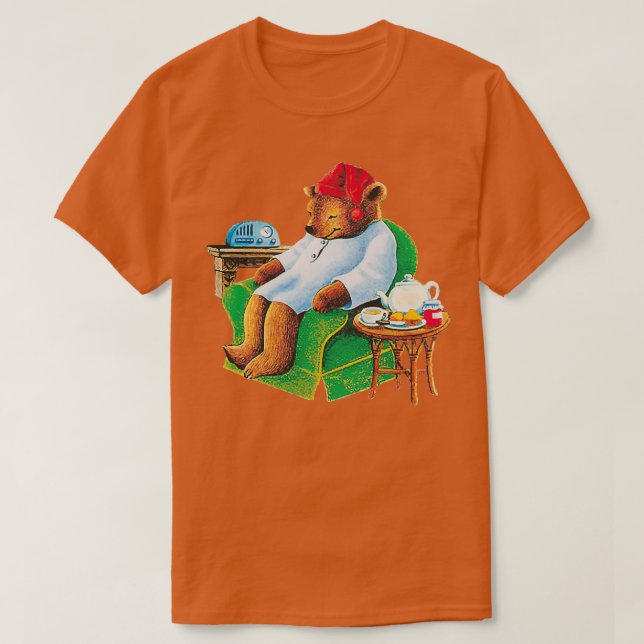 T-shirt Ours de thé à l'assaisonnement céleste (Design devant)
