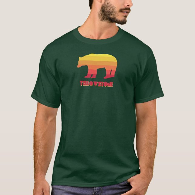 T-shirt Ours de Yellowstone (Devant)