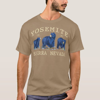 T-shirt Ours de Yosemite Sierra Nevada 1991