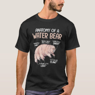 T-shirt Ours d'eau Anatomie Tardigrade Microbiologie