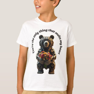 T-shirt Ours d'engrenage dans l'amour