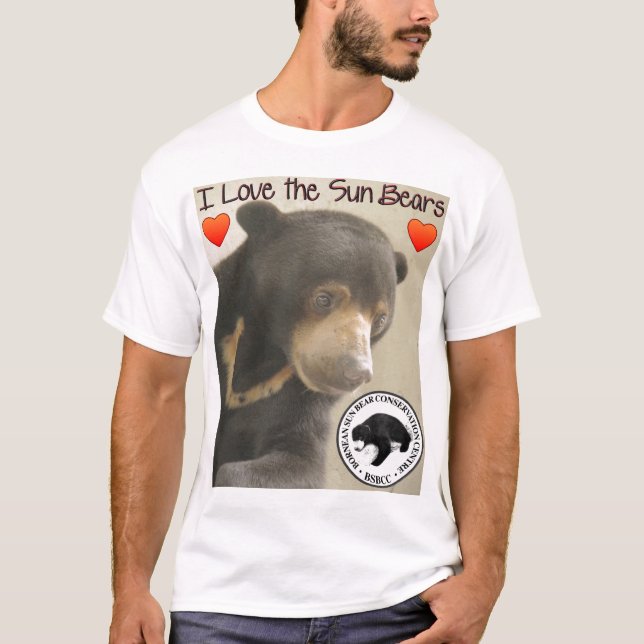 T-SHIRT OURS DU SOLEIL D'AMOUR DE SURIA I (Devant)