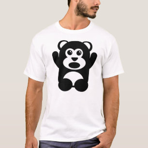 T-shirt Ours effrayé