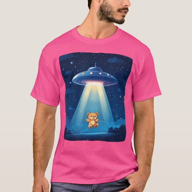 T-shirt Ours En Foucault Enlevé Par L'Ufo Pour Un Cu Inter (Devant)