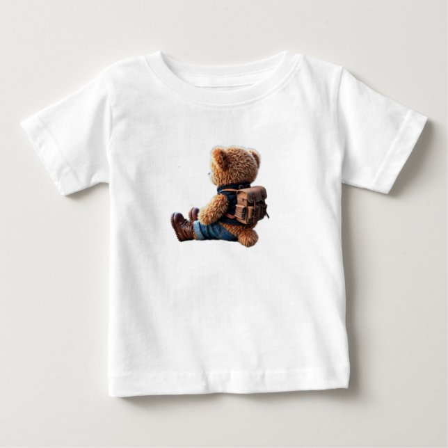 T-shirt ours en peluche (Devant)