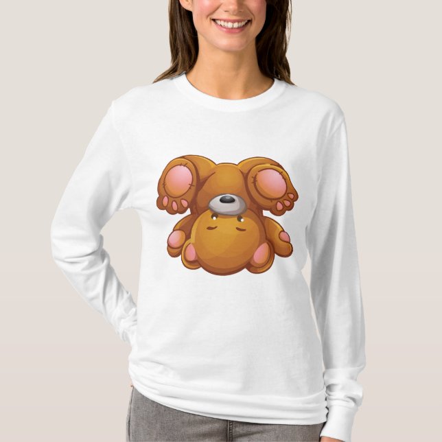 T-shirt Ours en peluche à l'envers (Devant)