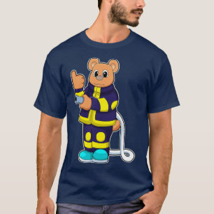 T-shirt Ours en tant que pompier au service des incendies 