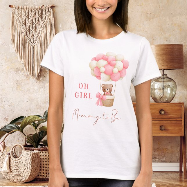 T-shirt Ours En Teddy Rose Oh Fille Balloon Maman Pour Êtr (Créateur téléchargé)