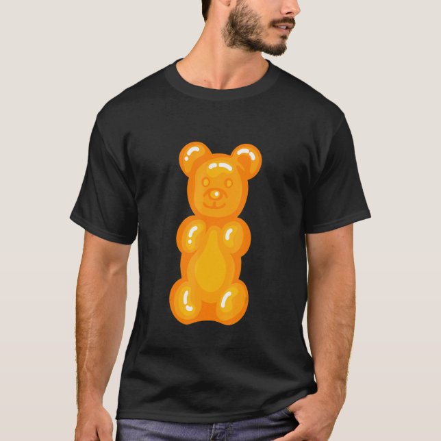T-shirt Ours Enfants Orange Gummy Ours (Devant)