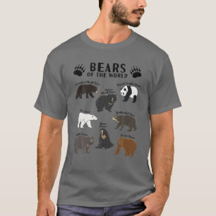 T-shirt Ours Espèces Du Monde Ours Polaires Mignons