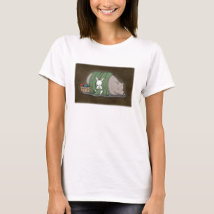 T-shirt Ours et lapin Tricot Amour mou Bois Animal