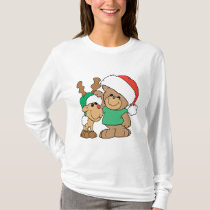 T-shirt Ours et rennes de Noël mignons